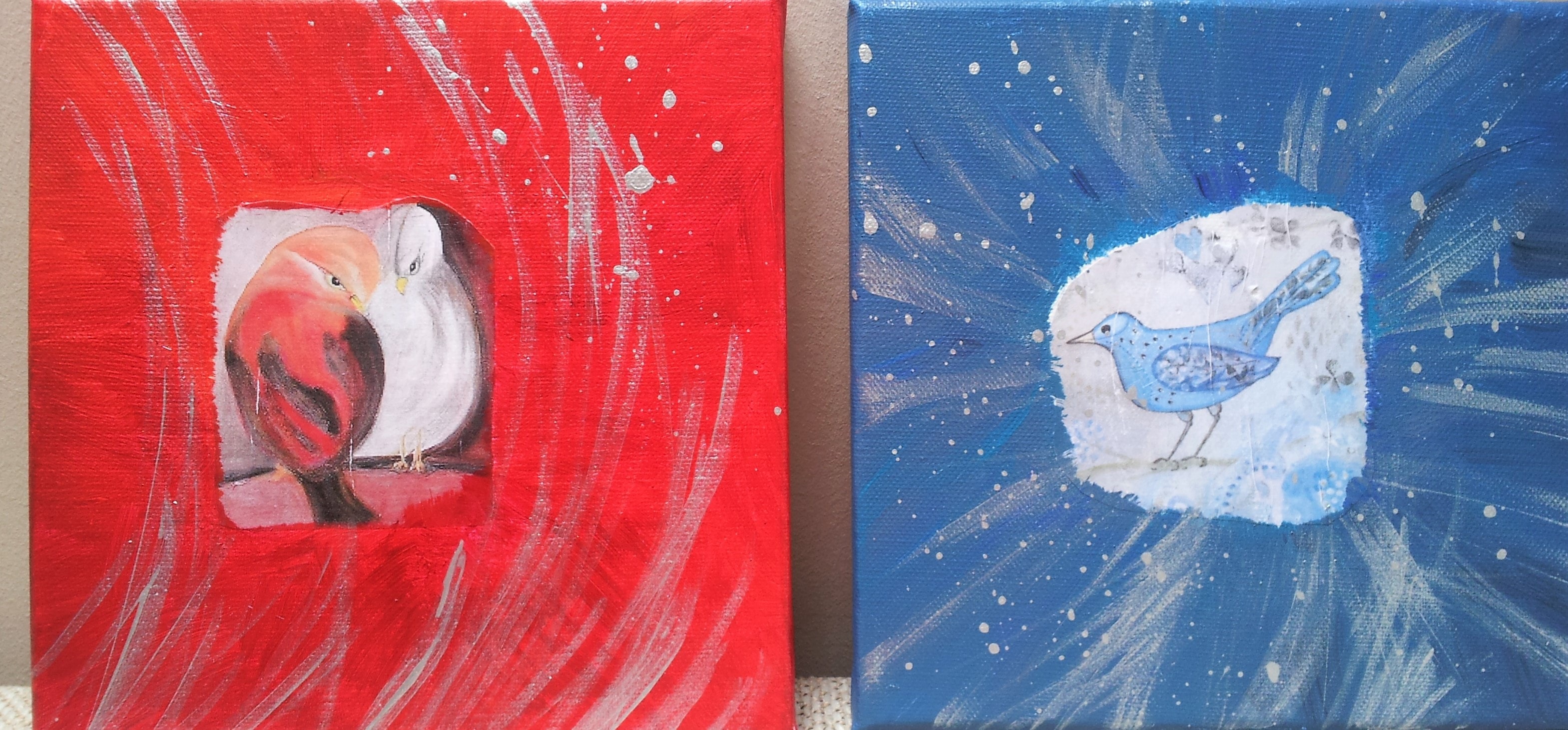 Gezwitscher - 20x20cm